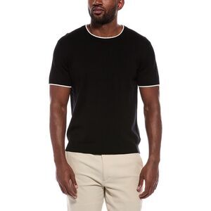 Atm Anthony Thomas Melillo Mens  Cashmere-Blend Crewneck Sweater, Black